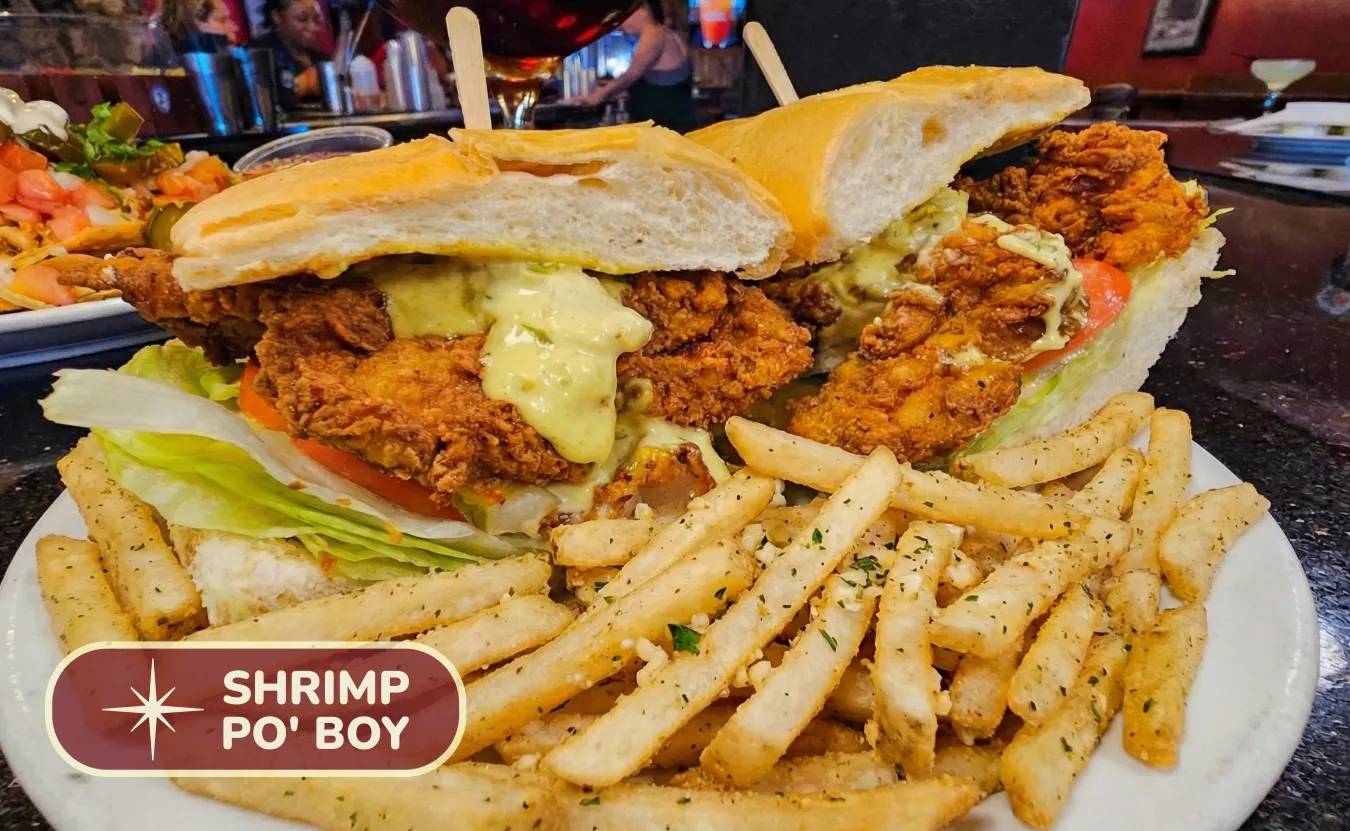 Melody Restaurant LAX - Shrimp Po Boy